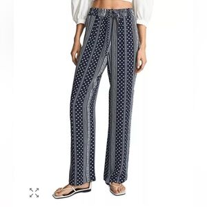 Reiss‎ Sky Printed Wide Leg Pants size 4
